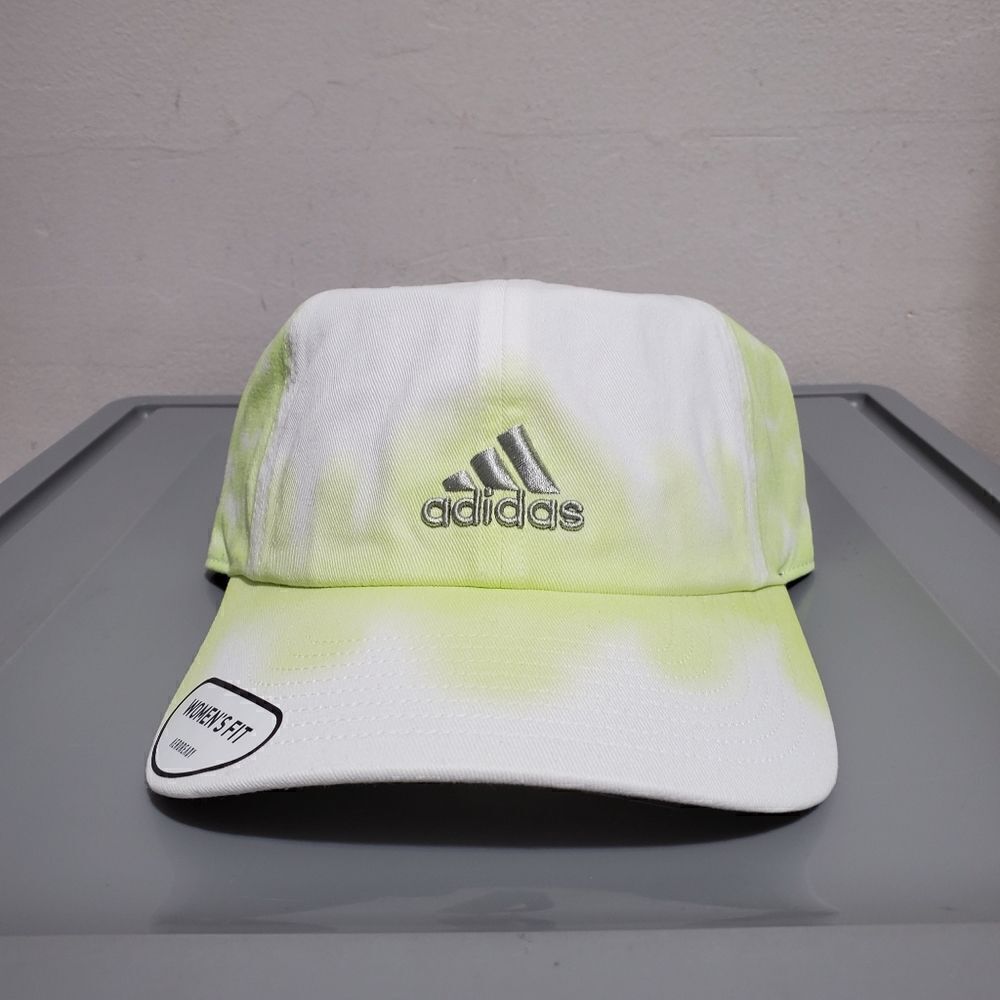 Adidas Womens Lime Green Wash Cap Strapback Hat Adjustable OSFA #5154142 NWT